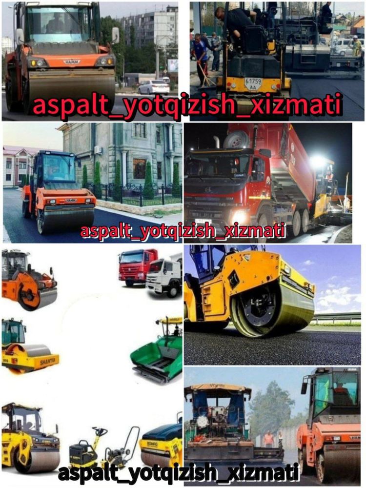 Turli xil asfalt qilish xizmatlari