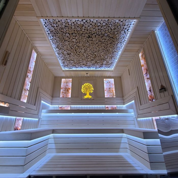 Neo klasika uslubdagi finiski va turetski sauna pod klyuch qurib bersh