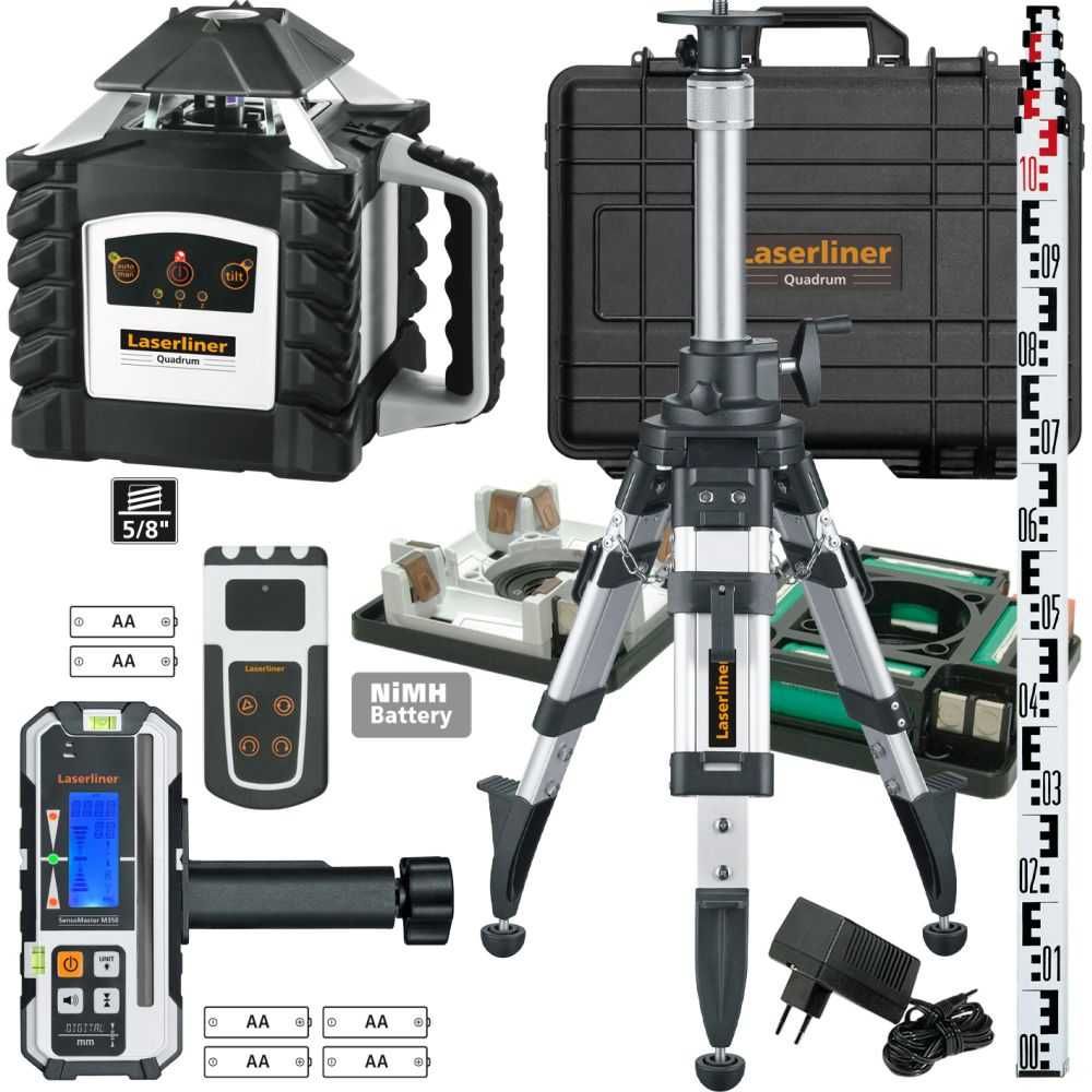 Ротационен лазерен нивелир Laserliner Quadrum M350 S