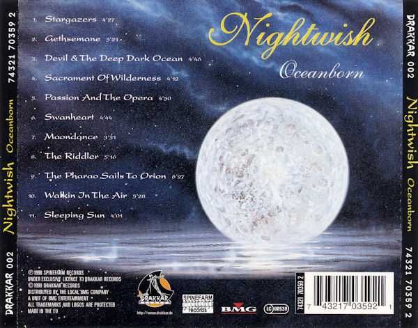 CD Nightwish - Oceanborn 1999