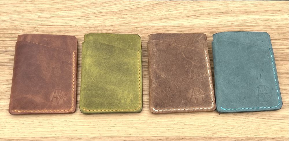 Vand portcard (portofel minimalist) din piele