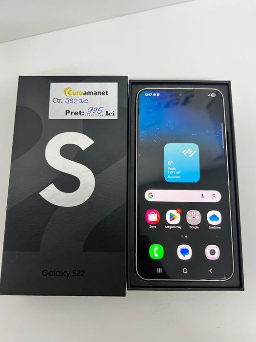 Telefon mobil Samsung Galaxy S22, Dual SIM, 256GB, 8GB RAM, 5G -I-