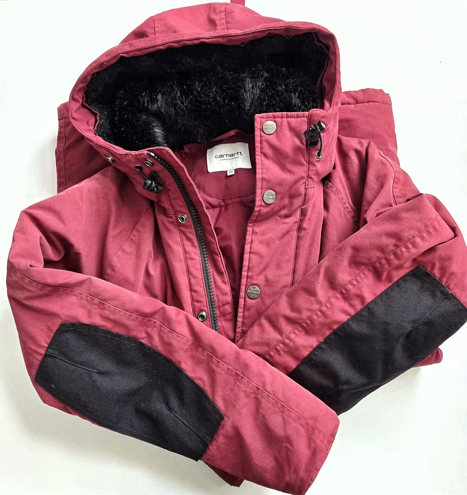 Парка Carhartt Trapper parka // XS в малинов цвят