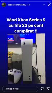 Vând Xbox Seria S cu FIFA 23 pe cont cumpărat ‼️