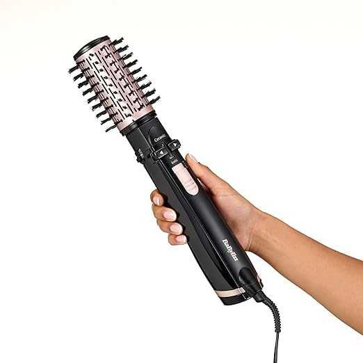 Електрическа четка за коса BaByliss AS200E, Въртяща, 1000W , Cool-Shot