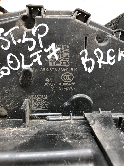 broasca stanga spate volkswagen golf 7 break 2014