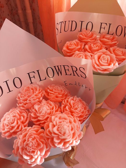 Подарок & Мыльные цветы & Букет & Мыло