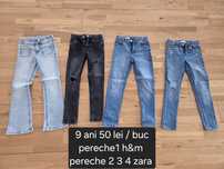 Blugi colanti pantaloni ZARA 8-9 ani
