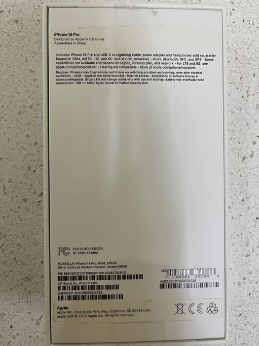 Iphone 14 Pro 256Gb *НОВ*