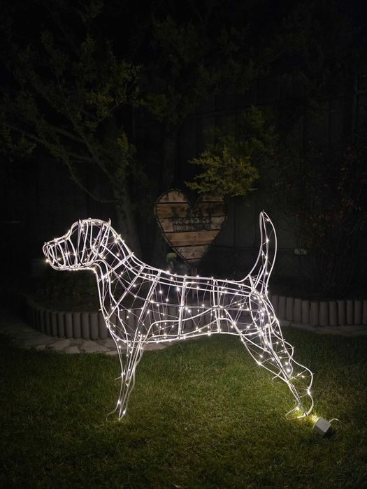 Новогодняя собака