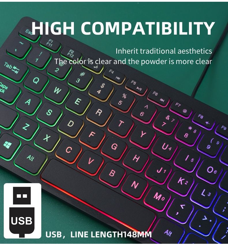 Мини клавиатура с RGB