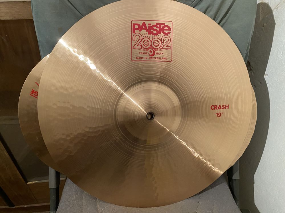 Cinele Paiste 2002 Made in Switzerland