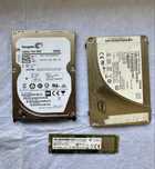 SSD laptop Intel 500Gb, SSD Intel NVM 256Gb, HDD Seagate 500Gb