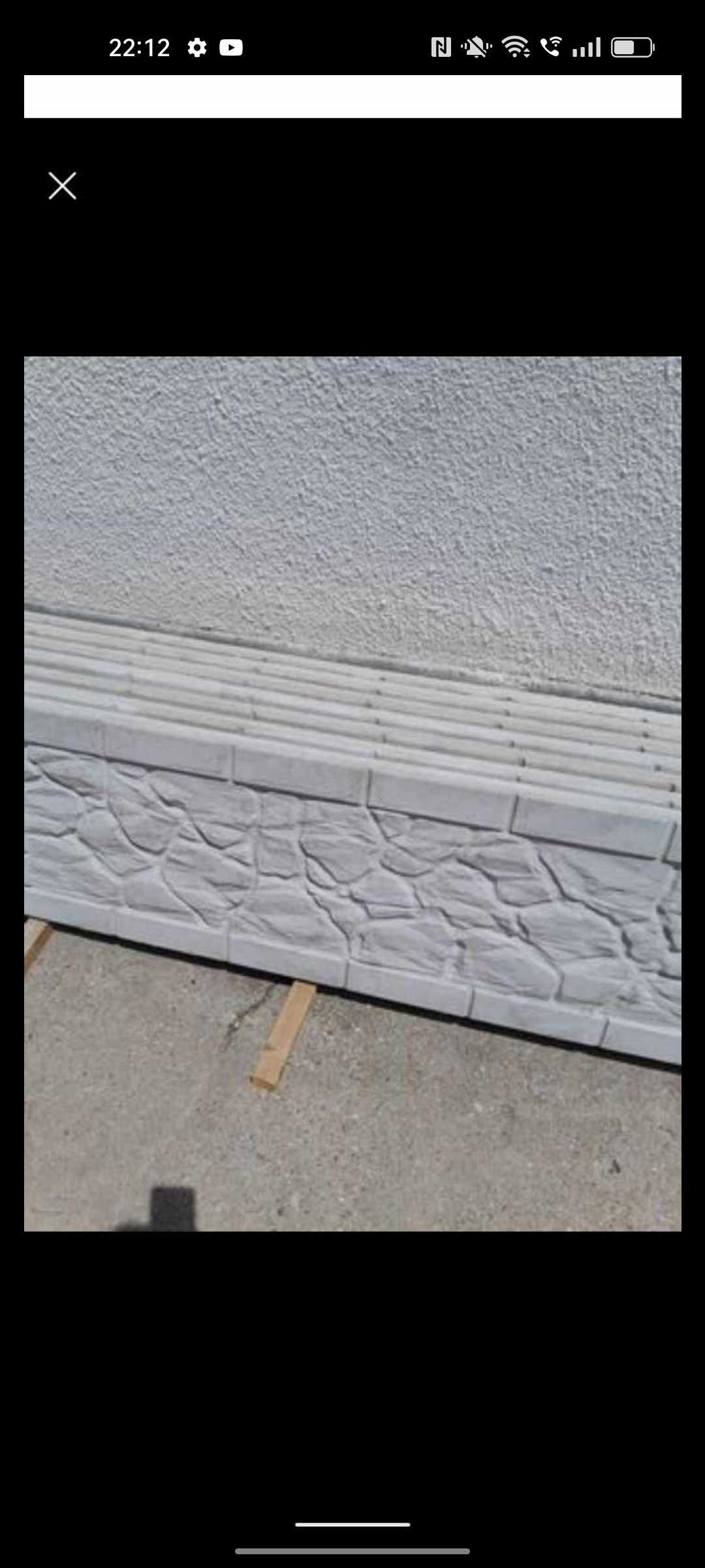 Pereți decorativi 3D și gard din placi de beton