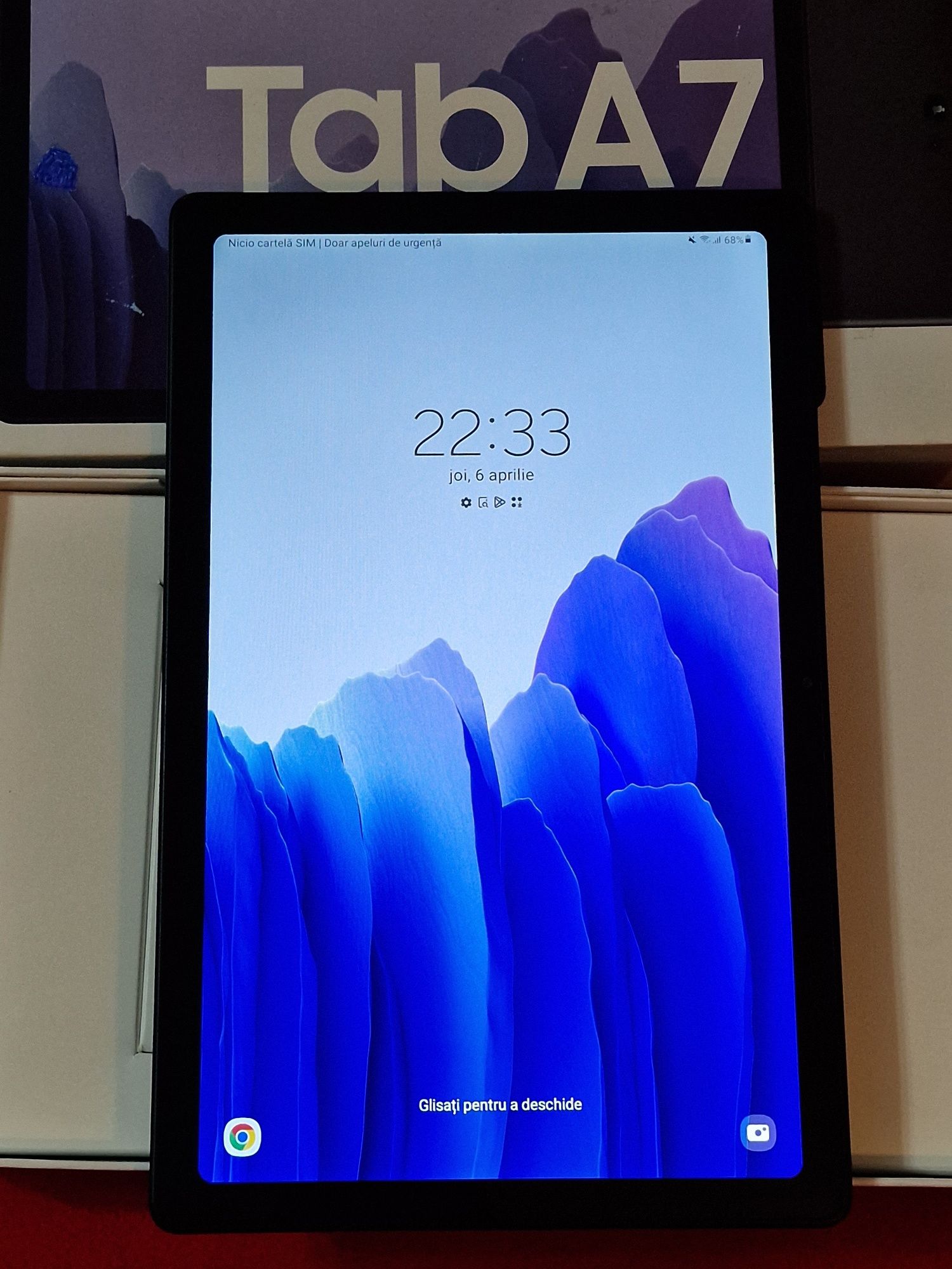 Samsung Galaxy Tab A7 Negru, 32GB, Sim 4G, 10 inch, CA NOU, Garanție.