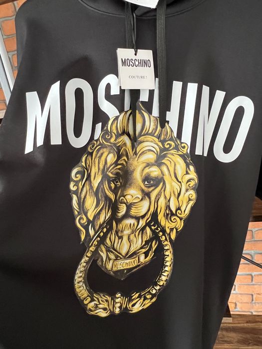 Moschino Lions Head Logo Hoodie L