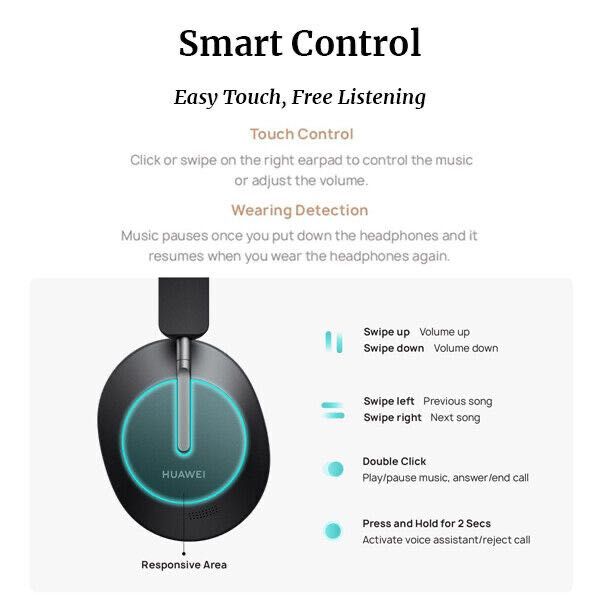 Huawei FreeBuds STUDIO феноменални блутут 5.2 слушалки с 8 микрофона и