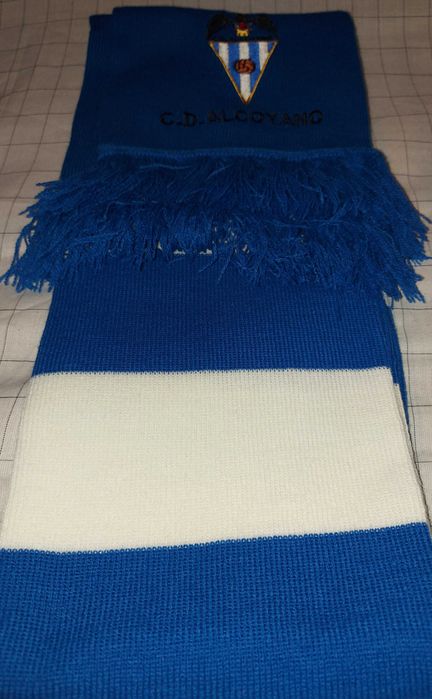 Шал на футболен клуб CD Alcoyano (оригинален, нов, за колекционери)