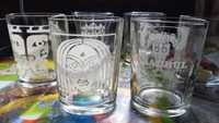 12 стъклени чаши за аперитив със Зодии