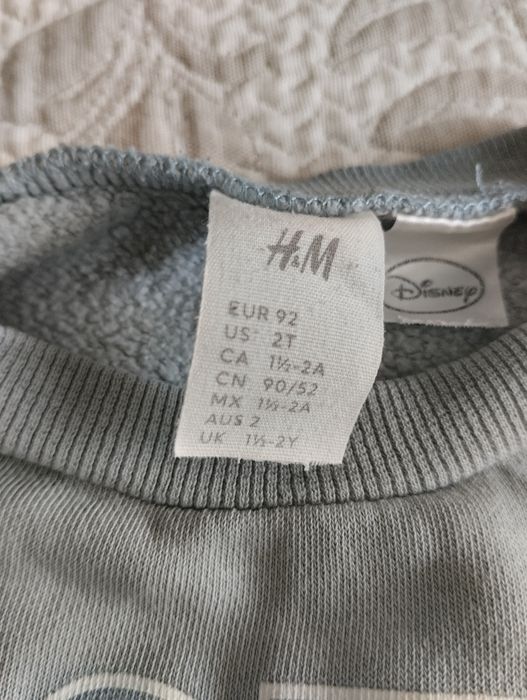 Комплект H&M с Мики Маус за момче в размер 92