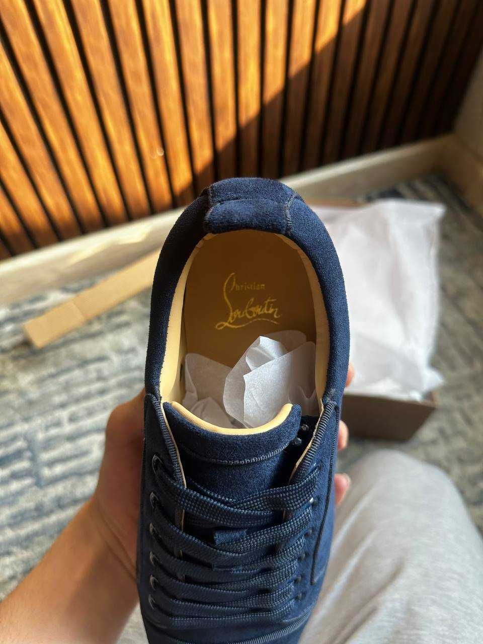 Вналичии Christian Louboutin LJS, Full komplekt / Лабутен темный синий