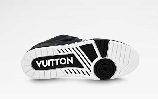 40,41,42,43,44 Louis Vuitton Skate Black with white logo (Lux&Class)
