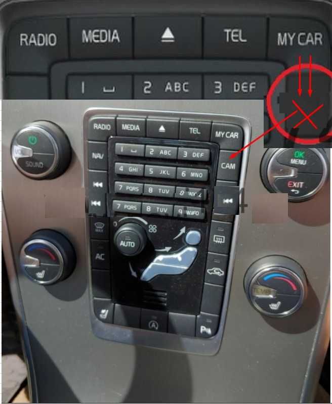 2025 карта навигация Volvo Carplay Аndroid Волво S V XC от 2011 до2022