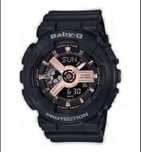 Casio Baby-G BA-110 Black & Gold – дамски часовник