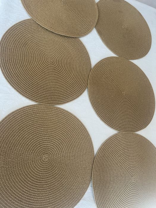 Подтарелочницы набор 6 шт. Тканевые. Все за 2500