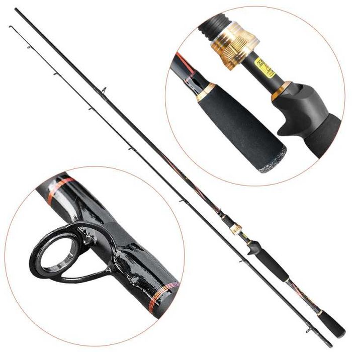 Lanseta fibra de carbon Baracuda Cast Crius 2,10m A: 8-35g