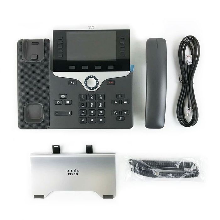 VolP телефон Cisco IP Phone 8841, цветен дисплей, РоЕ, тъмно сив