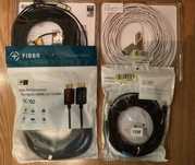 Cablu HDMI 2.1 fibra optica 8k-60Hz,48Gbps,Dynam HDR/eARC/HDCP 2.3,15m
