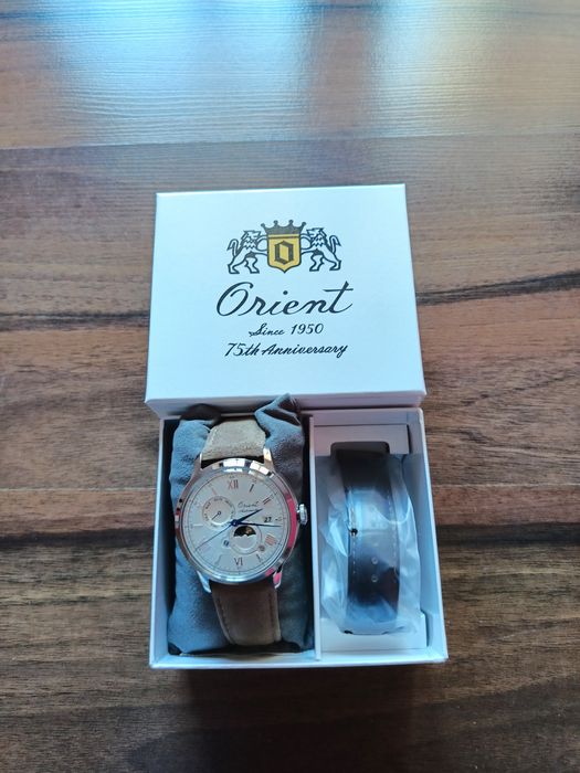 Ceas Orient Classic Soon and Moon Automatic 75th Anniversary LE 5500