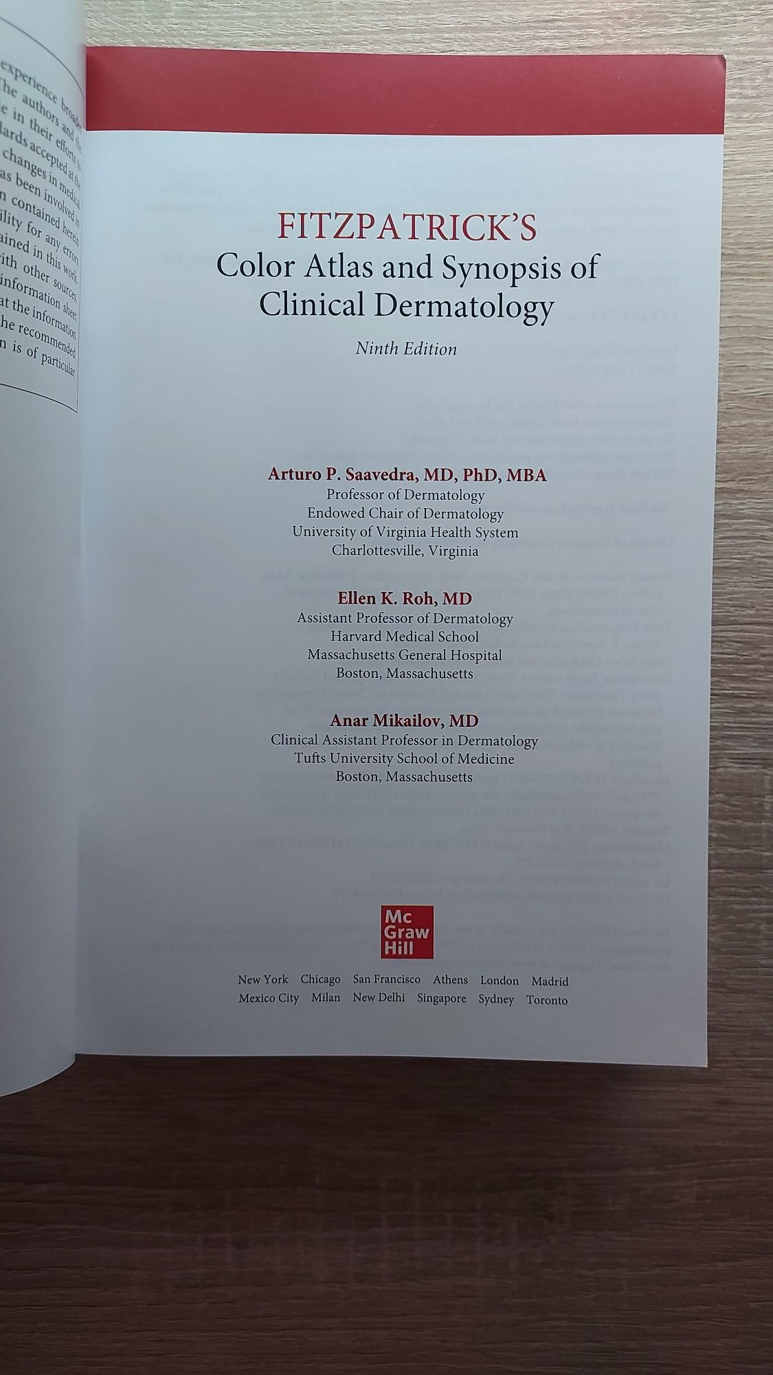 Fitzpatrick atlas dermatologie în engleza ediția 9