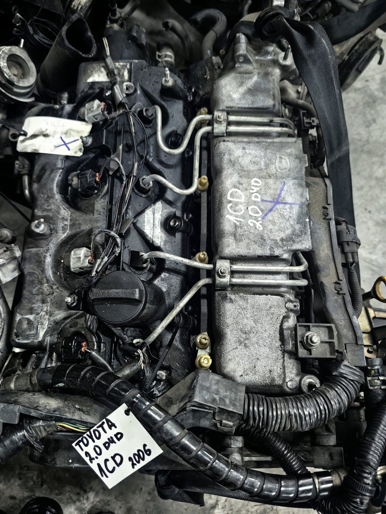 Двигател Toyota / Тойота 2.0 D4D 116к.с. 2006г - 1CD