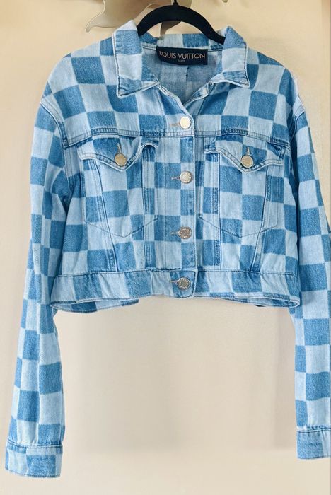 Louis Vuitton Дънково Яке Монограм, Хитов Нов Модел, Ново