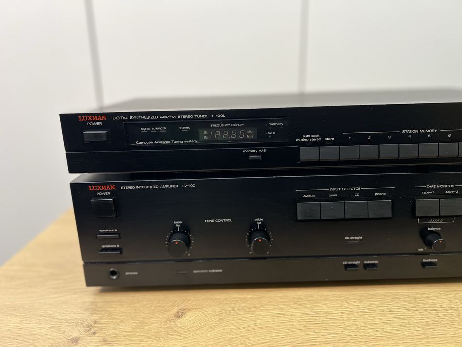Amplificator lv100 si tuner t-100l luxman
