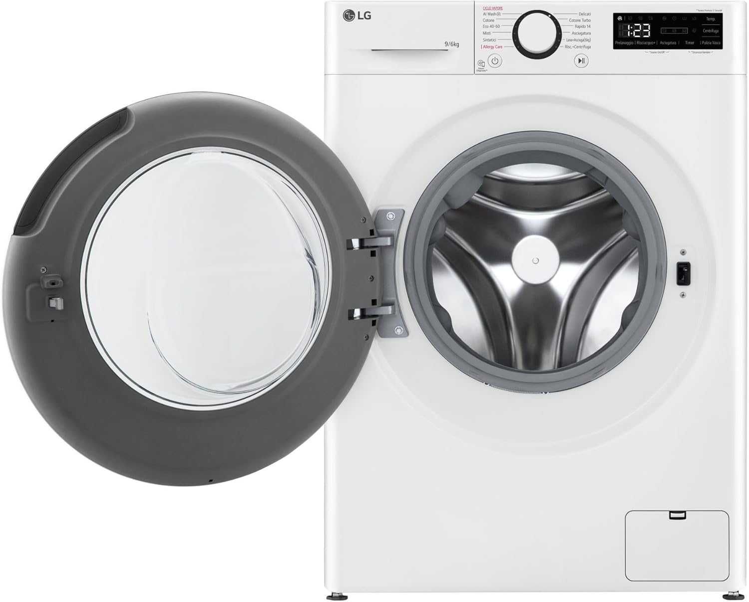 Пералня със сушилня LG AI DD (D4R3009NSWB) 9/6кг AI DD технология