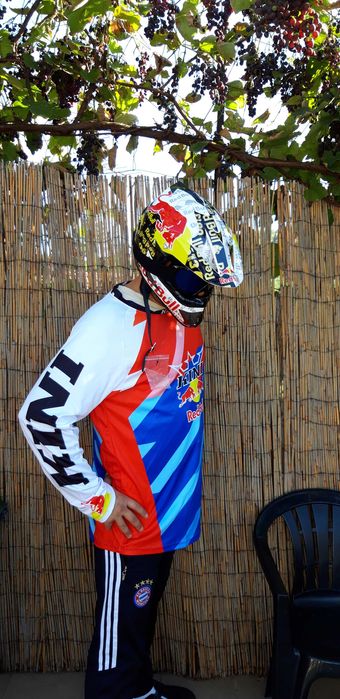 Bluza Moto Enduro Downhill Cross ATV Red Bull HUSQVARNA BICICLETA