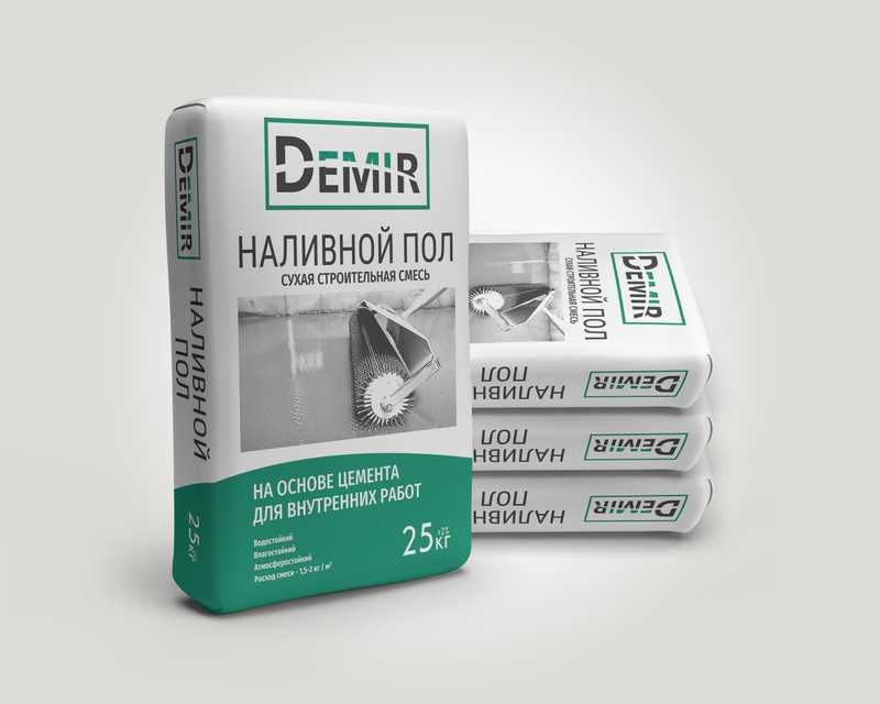 Сухие смеси Demir — шпатлёвка, наливной пол, клей плиточный, ротбанд