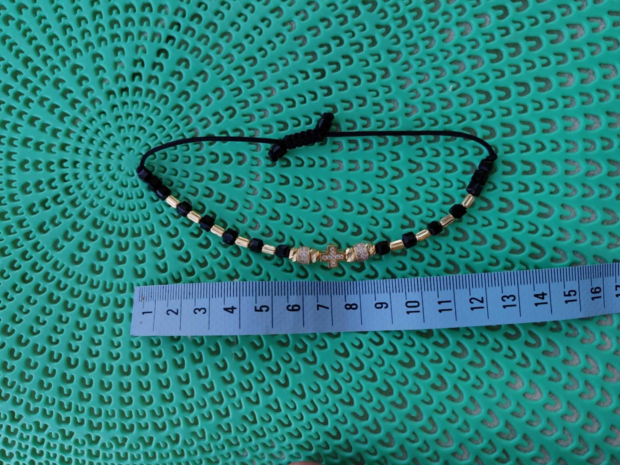 Bratara cu snur din aur de 14k, 5.83g