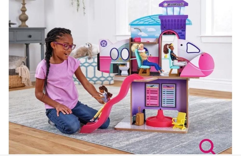 Jucarie aeroport Kidkraft Luxe Life 2-în-1