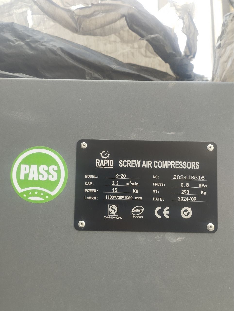 15 kw. Komprerror