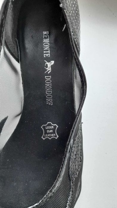 Pantofi dama combinatie de piele si material „Remonte Dorndorg” -37
