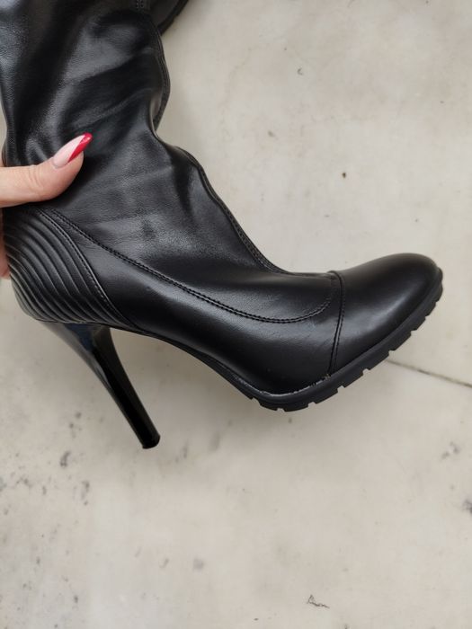 Чизми от изкуствена кожа