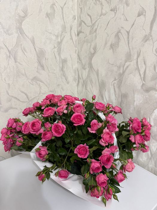 Цветы кустовые розы