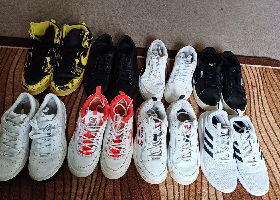 Дамски обувки Puma, Fila, Adidas