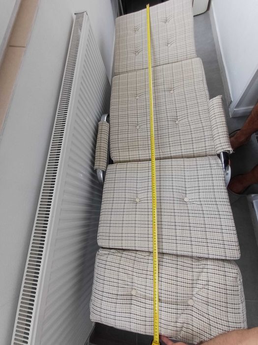 Fotoliu extensibil cadru inox