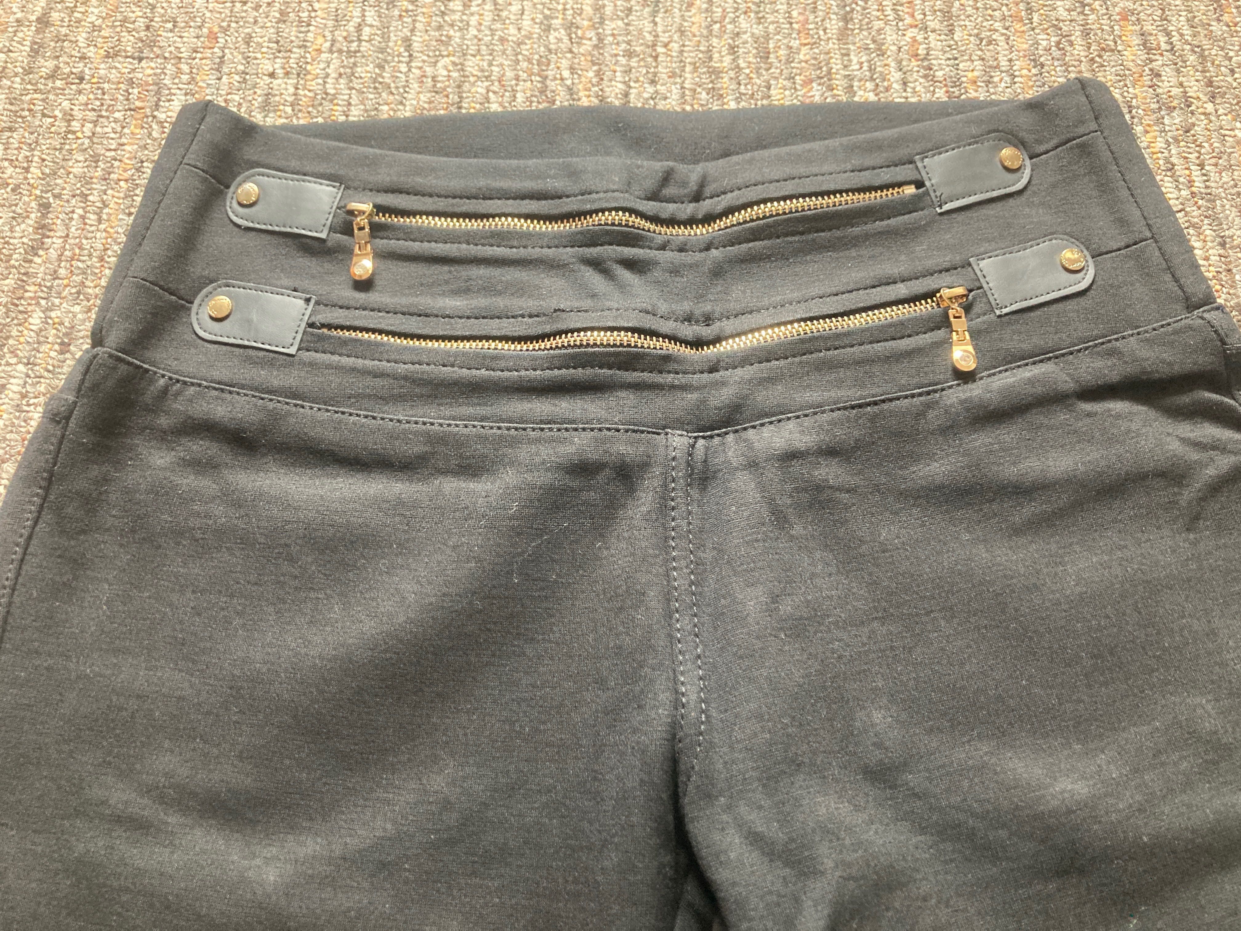 Pantaloni din bumbac cu banda lata în talie, mărimea S/M