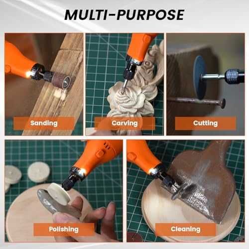 Нов Ротационен уред комплект за шлайфане, рязане и пробиване 80 части